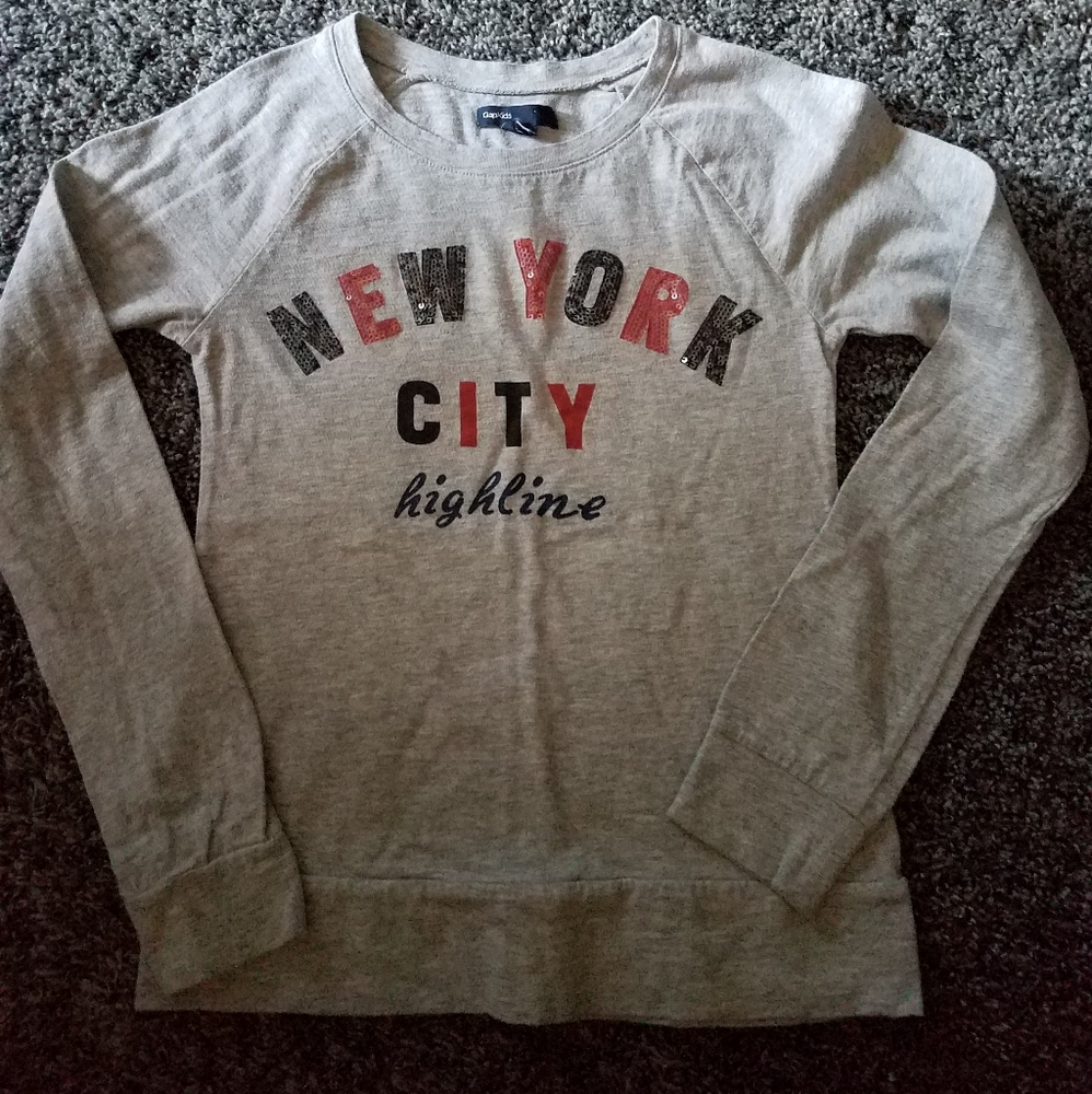 Girls long sleeve shirt, size 10, so cute